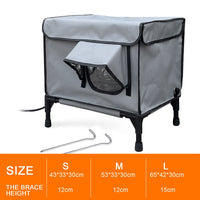 HKM-1265341 Foldable Insulated Cat Nest with Thermo Sensitive Switch - S, M, L Sizes Available