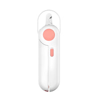 HKM-1265469 LED Dog Nail Clippers for Small Dogs and Cats - Blue and Pink, ABS/Stainless Steel, Battery Operated