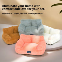 HKM-1265725 Dehaired Angora Removable Pet Bed Kennel in Various Colors and Sizes