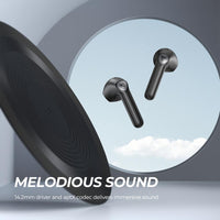 HKM-126611 True Wireless Bluetooth Headset with AptX Binaural Sound and Long Battery Life