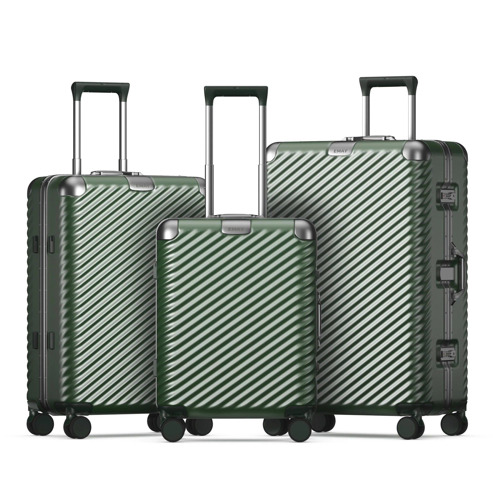 HKM-126803 20-Inch Aluminium Travel Trolley Case with Durable PC Exterior