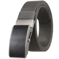 HKM-127123 Men's Leather and Nylon Belt Strap with Buckles - Model Ly36-23558-1