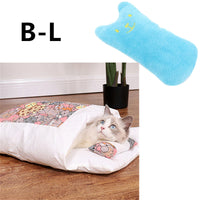 HKM-1271485 Cozy Winter Cat Bed with Removable Washable Quilt for All Seasons