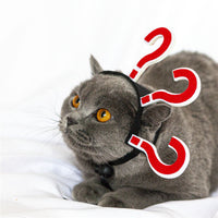 HKM-1272253 Cat Braids Headgear - Funny Village Girl Question Mark Design, Casual Acrylic Accessory
