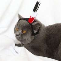 HKM-1272253 Cat Braids Headgear - Funny Village Girl Question Mark Design, Casual Acrylic Accessory