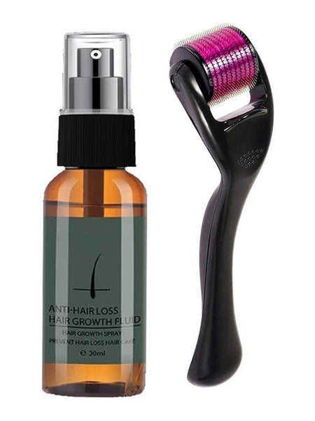 HKM-127315 Beard Growth Spray and Oil Set for Nourishing Facial Hair Care