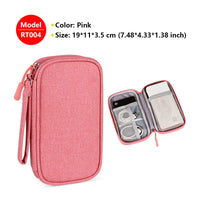 HKM-127443 Multifunctional Waterproof Storage Bag for Cables and Chargers - Portable Travel Organizer