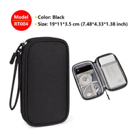 HKM-127443 Multifunctional Waterproof Storage Bag for Cables and Chargers - Portable Travel Organizer