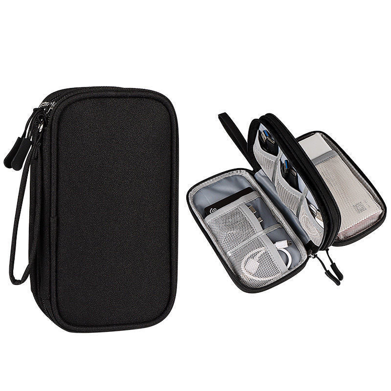 HKM-127443 Multifunctional Waterproof Storage Bag for Cables and Chargers - Portable Travel Organizer