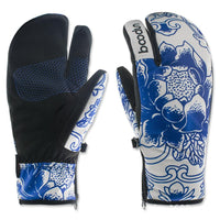 HKM-127443 Three-Finger Warm Outdoor Ski Gloves for Cold Weather Activities