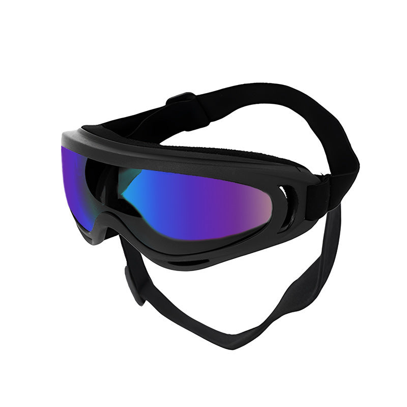 HKM-1274813 Dog Windproof Plastic Sunglasses with Colored Lenses - Casual Style, PVC Material