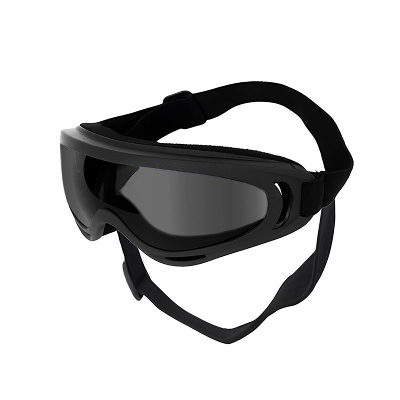 HKM-1274813 Dog Windproof Plastic Sunglasses with Colored Lenses - Casual Style, PVC Material
