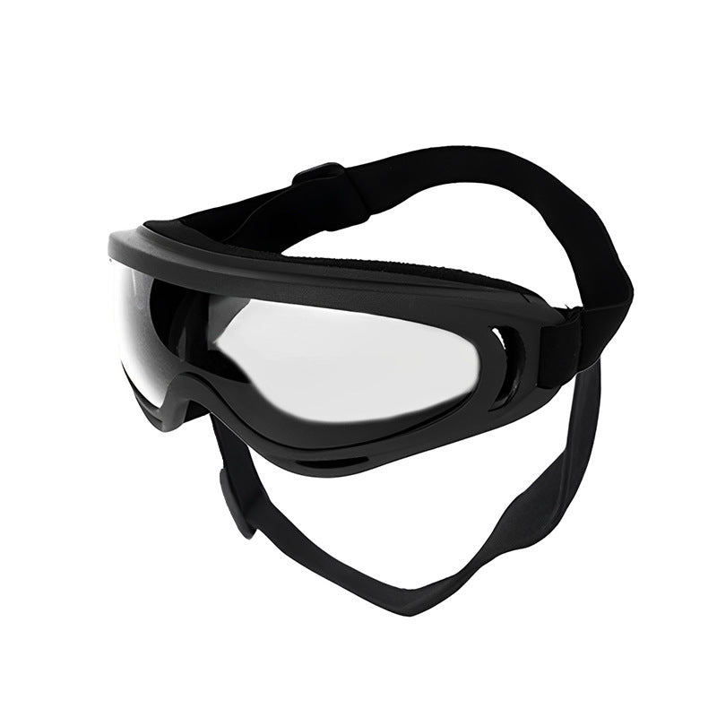 HKM-1274813 Dog Windproof Plastic Sunglasses with Colored Lenses - Casual Style, PVC Material