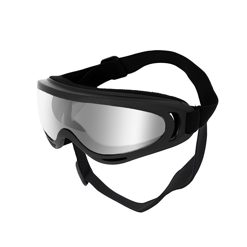 HKM-1274813 Dog Windproof Plastic Sunglasses with Colored Lenses - Casual Style, PVC Material