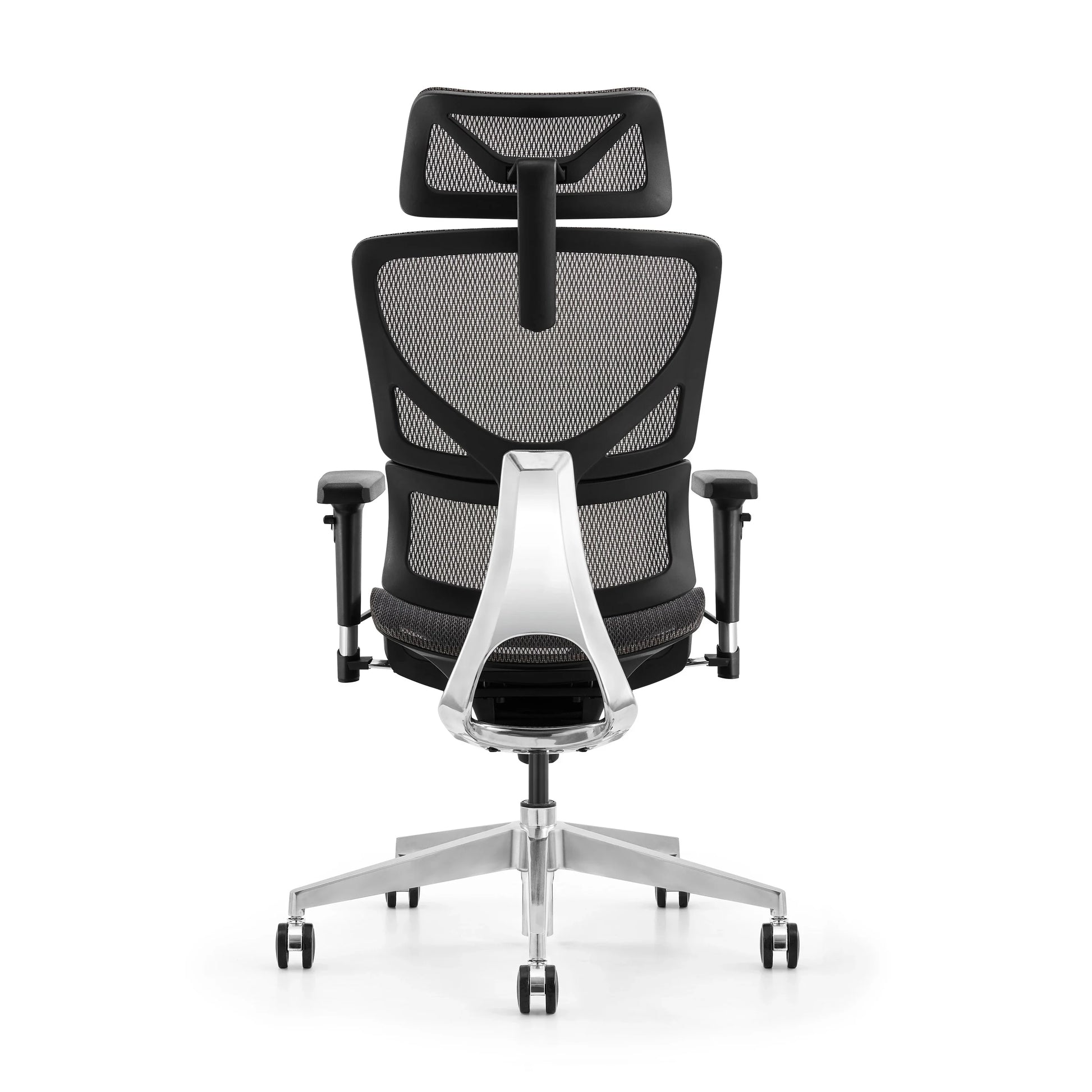 HKM-127507 Ergonomic Height Adjustable Executive Conference Chair with Mesh Backrest and Headrest