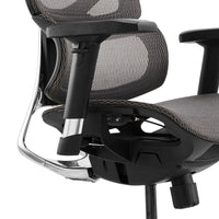 HKM-127507 Ergonomic Height Adjustable Executive Conference Chair with Mesh Backrest and Headrest
