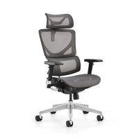 HKM-127507 Ergonomic Height Adjustable Executive Conference Chair with Mesh Backrest and Headrest