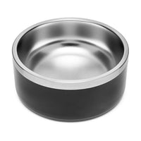 HKM-127571 Stainless Steel Dog Bowl with Non-Slip Base, 42oz Capacity, Dishwasher Safe and Easy to Clean