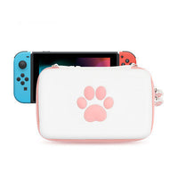HKM-127635 Cat Paw Design Portable Storage Bag for Nintendo Switch with Card Slots