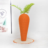 HKM-1276477 Two-Color Sisal Cat Toy Radish for Biting and Play - Medium Size 26x26x29 cm