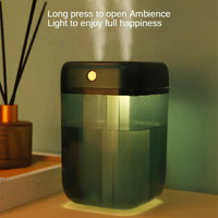 HKM-127763 Mini Ultrasonic Atomizer Humidifier for Home and Hotel Use, Green, USB Powered