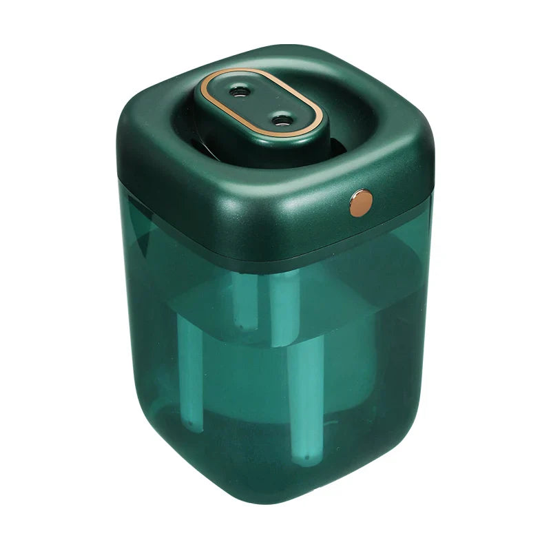 HKM-127763 Mini Ultrasonic Atomizer Humidifier for Home and Hotel Use, Green, USB Powered