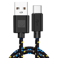 HKM-127763 Nylon Braided USB Type-C Data Cable for Fast Charging and Data Transfer