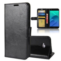 HKM-127827 Asus Zenfone 4 Selfie Pro ZD552KL Crazy Horse Print Leather Wallet Case - Multi-Color Options