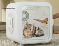 HKM-127827 Automatic Pet Hair Dryer Box with Speech Control and Temperature Settings for Cats and Small Dogs