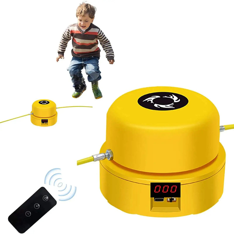HKM-127827 Smart Electric Skipping Rope with Remote Control for Family Fitness and Outdoor Play