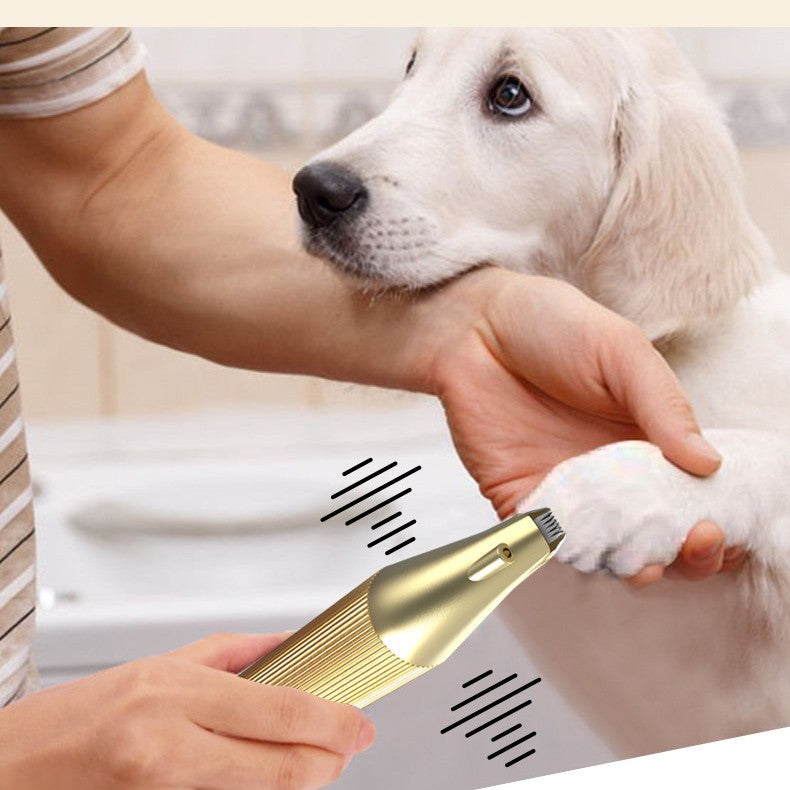 HKM-1278781 Rechargeable Cat Grooming Tool with LED Light and USB Charging