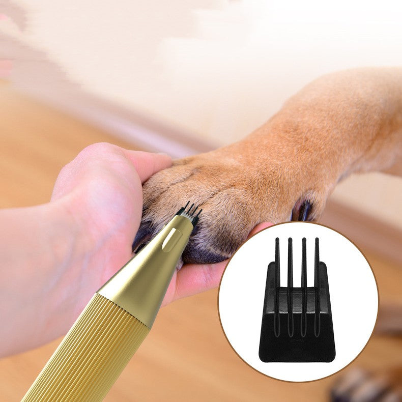 HKM-1278781 Rechargeable Cat Grooming Tool with LED Light and USB Charging
