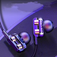HKM-127891 Wired In-Ear Headphones with HiFi Sound in Various Color Options
