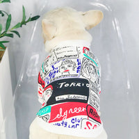HKM-1279549 Cozy Cotton T-Shirt for Pets - Ideal for Autumn and Winter Wear