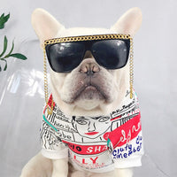 HKM-1279549 Cozy Cotton T-Shirt for Pets - Ideal for Autumn and Winter Wear
