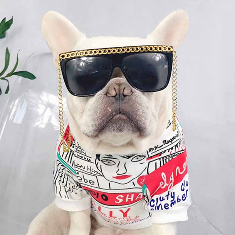 HKM-1279549 Cozy Cotton T-Shirt for Pets - Ideal for Autumn and Winter Wear