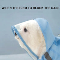 HKM-1280573 Waterproof Full Body Raincoat for Small Dogs - Blue/Yellow with Reflective Design