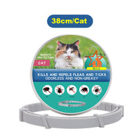 HKM-1280957 Flea-Repellent Silicone Collar for Large Dogs and Small Dogs or Cats - All-Season Design