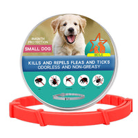HKM-1280957 Flea-Repellent Silicone Collar for Large Dogs and Small Dogs or Cats - All-Season Design