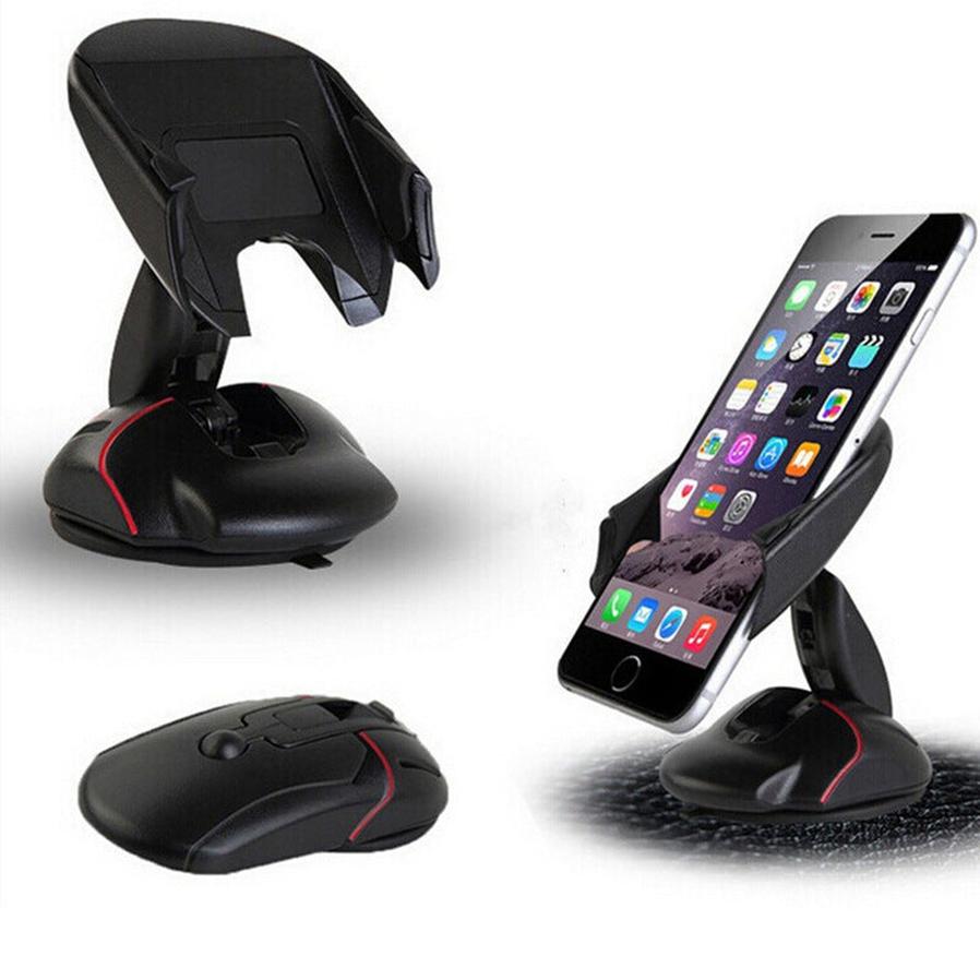 HKM-128275 Adjustable Universal Phone Holder for Car with Strong Suction Cup and Hydraulic Design