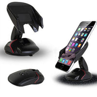 HKM-128275 Adjustable Universal Phone Holder for Car with Strong Suction Cup and Hydraulic Design