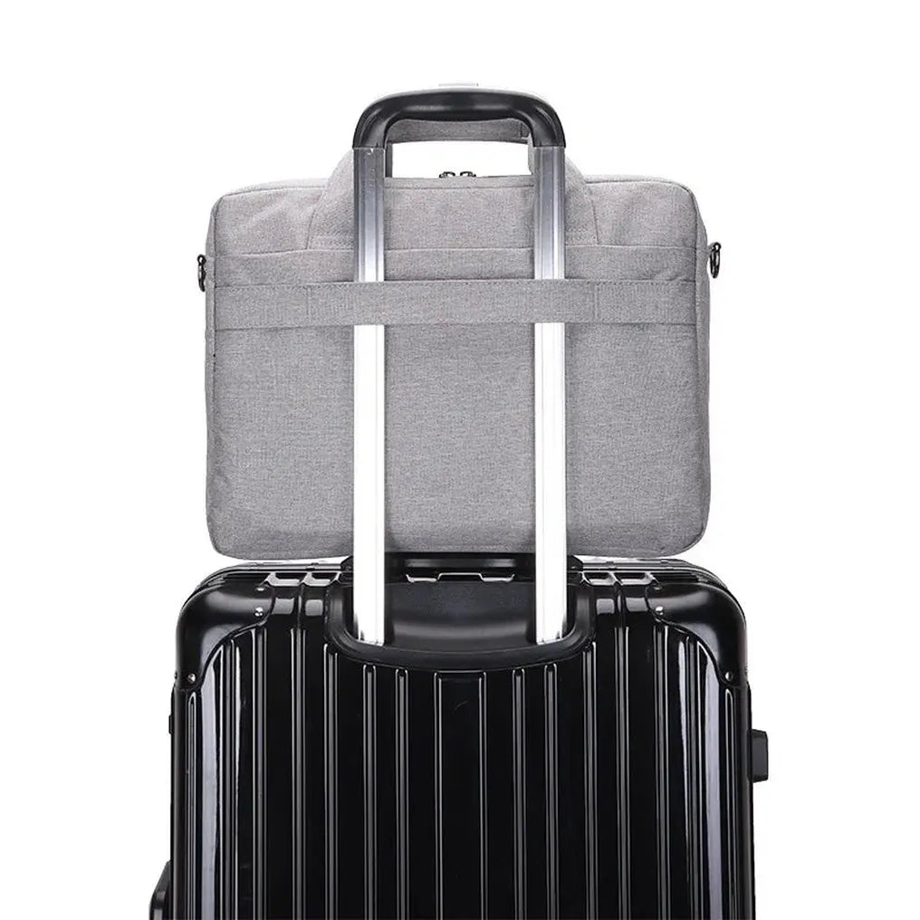 HKM-128275 Customizable Laptop Shoulder Bag with Pocket - Fits 14 and 15 Inch Devices