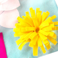 HKM-1283773 Sniff Pad for Pets - Cloth Material, 60x60cm Interactive Snuffle Mat
