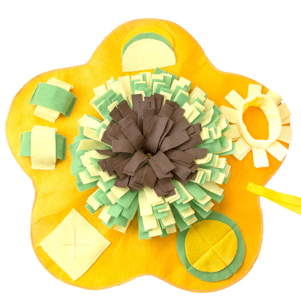 HKM-1283773 Sniff Pad for Pets - Cloth Material, 60x60cm Interactive Snuffle Mat