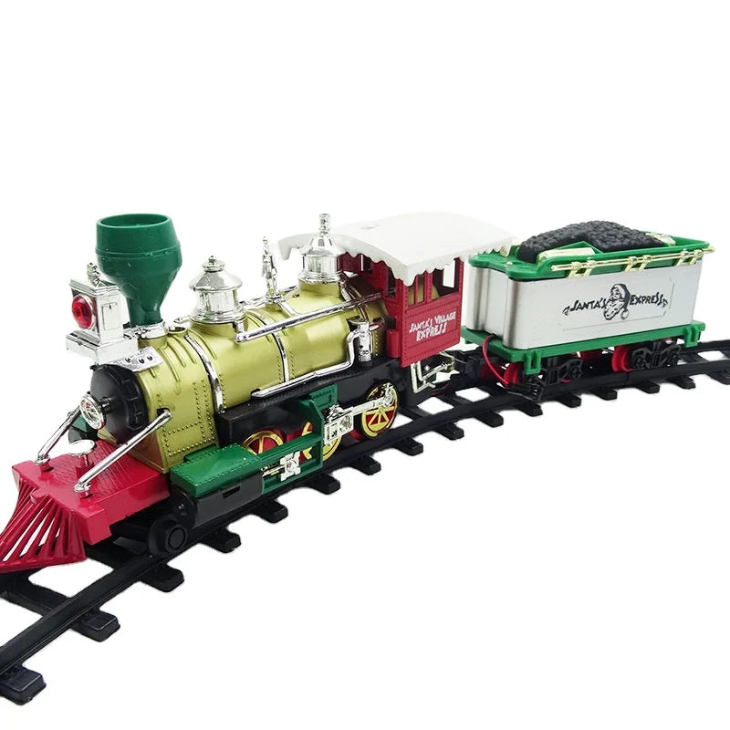 HKM-128531 Electric Railway Toy Train Set with Sound and Lights for Ages 2-13 Years