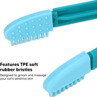 HKM-1286205 Gentle Tear Stain Remover for Cats and Dogs with Soft Rubber Eye Comb