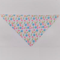 HKM-1286333 Digital Print Easter Bunny Egg Toy - Polyester Fabric, Soft & Durable, Triangle Towel Included