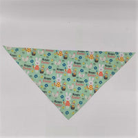 HKM-1286333 Digital Print Easter Bunny Egg Toy - Polyester Fabric, Soft & Durable, Triangle Towel Included