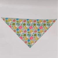 HKM-1286333 Digital Print Easter Bunny Egg Toy - Polyester Fabric, Soft & Durable, Triangle Towel Included