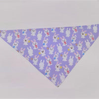 HKM-1286333 Digital Print Easter Bunny Egg Toy - Polyester Fabric, Soft & Durable, Triangle Towel Included